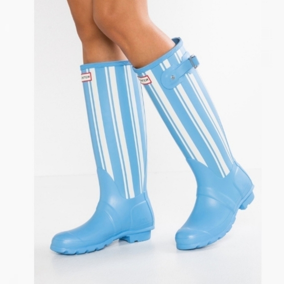 Hunter Shoes - Hunter Original Garden Stripe Tall Boots